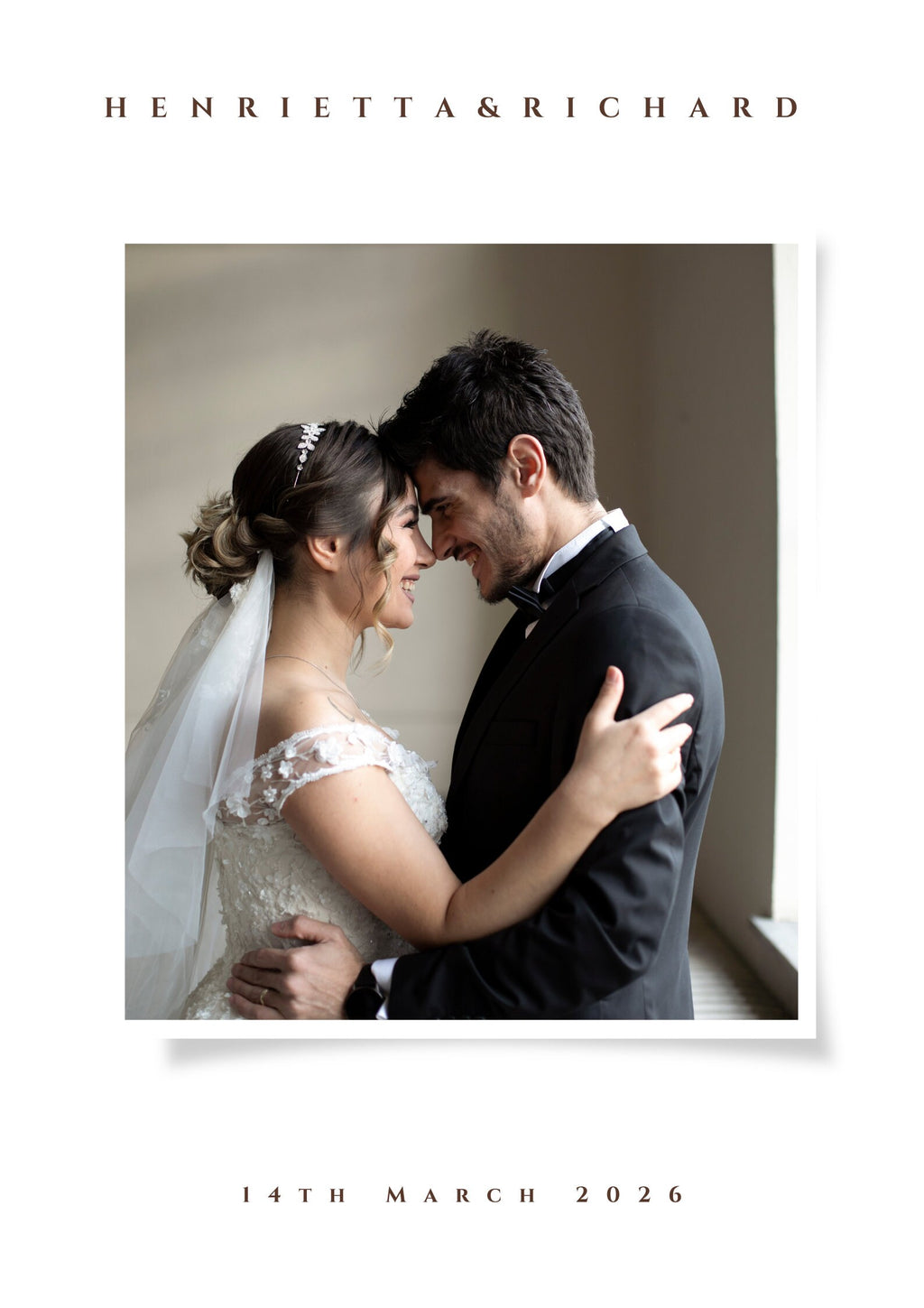 Personalised Wedding Invitation Template